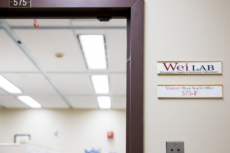 WEI Lab Office Sign