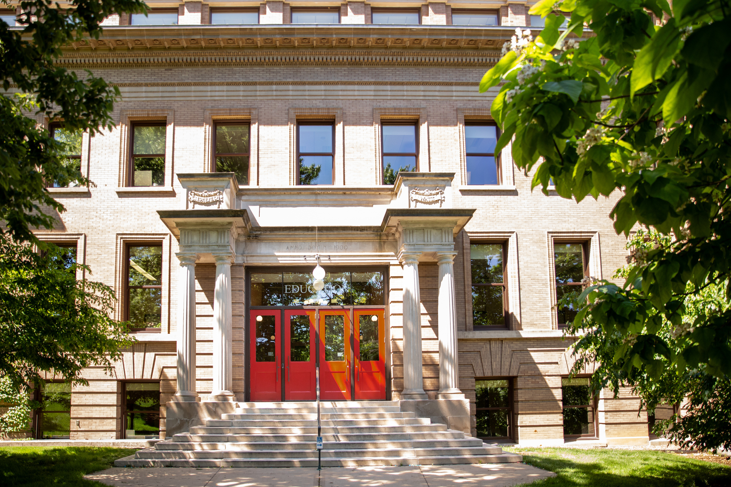 outside of the education building