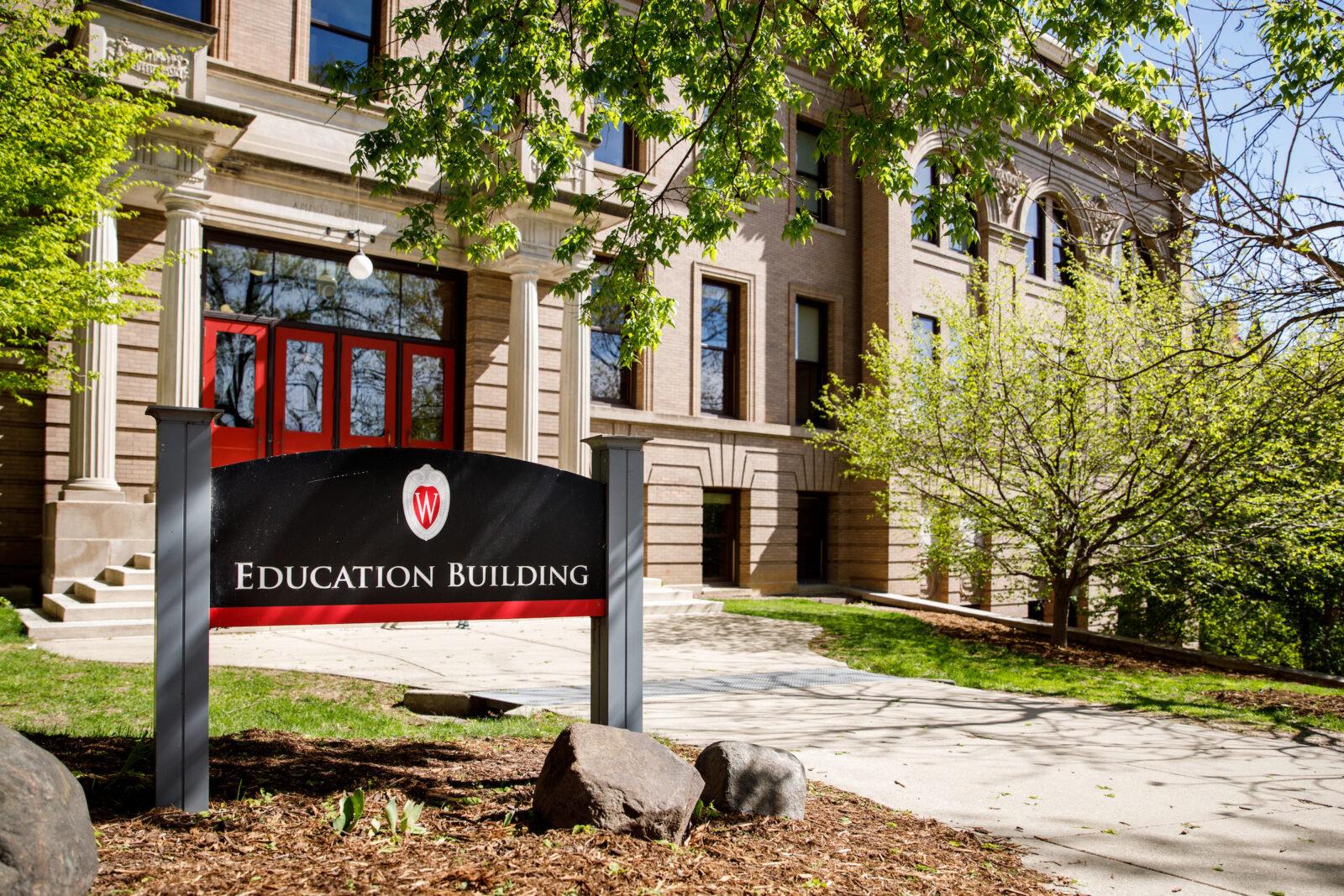 the exterior of the education building